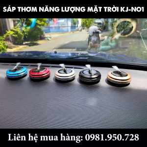 Sáp Thơm Cánh Quạt Năng Lượng Mặt Trời CIND KJ-NO1 Màu Lam 5g - Nhập Khẩu Chính Hãng