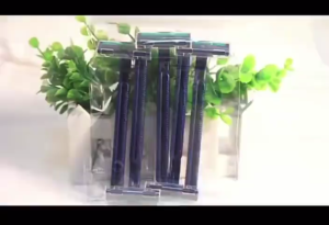 VR STORE~NEW cukur vibox Alat Cukur Kumis dan Jenggot Biru 2 Mata Pisau Shavers Cukuran Bulu VC-868