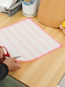 【8 - 12 layers】Thick Wood Fiber + Bamboo Fiber Scouring Pad / Absorbent Towel / Dishcloth / Cleaning Cloth / Kain Pembersih / Cuci Pinggan Mangkuk / 加密加厚8层全棉纱洗碗巾 不沾油污竹木纤维百清洁抹布 洗碗布