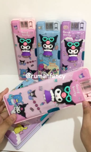 [FREE DUS + BUBBLE] Pencil Case/ Kotak Pensil Magnet PREMIUM LPY-19-18 Motif Lucu & Unik Kurom1