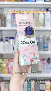 Dầu Dưỡng Tóc Rose Oil Botanical Tinh Dầu Hoa Hồng Phục Hồi Tóc Chuyên Sâu Nhật Bản 60ml