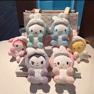 พวงกุญแจ YS225 ตุ๊กตาขนาดใหญ่ขนนุ่มๆน่ารักๆ ผ้ากำมะหยี่ ห้อยกระเป๋าน่ารัก ของขวัญวันเกิดแฟน