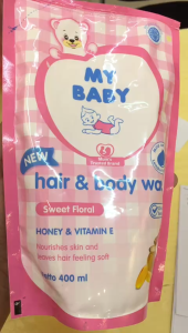 MY BABY HAIR AND BODY WASH REFILL 400ML
