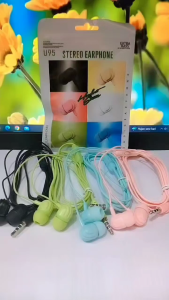 Handsfree Macaron + MIC U95 Headset Extra Bass Stereo Earphone