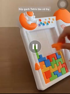 Đồ chơi mô phỏng xếp hình 3D phi hành gia rèn luyện Logic cho bé