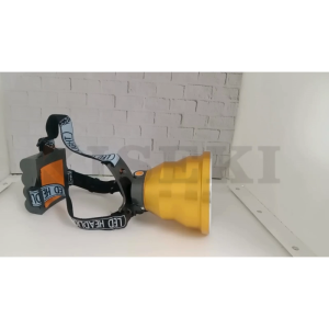 Kiseki Senter Kepala SK9108A: Headlamp Hiking Super Bright Cahaya Putih 200wW & Lampu Tambahan Gratis