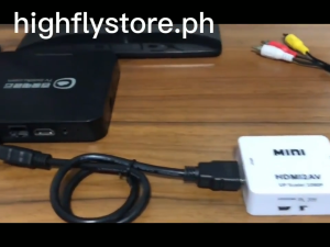 1080P HDMI TO AV Scaler HDMI to RCA AV/CVSB L/R Video HDMI2AV Mini HD Video Converter and RCA AV TO HDMI Converter for TV PS3 PS4 PC DVD Xbox Projector