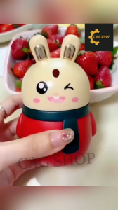CAG SHOP Toothpick Dispenser - Bunny Decor Toothpick Container - Novelty Fruit Pick Holder Home Kitchen Dining Room Table Decoration