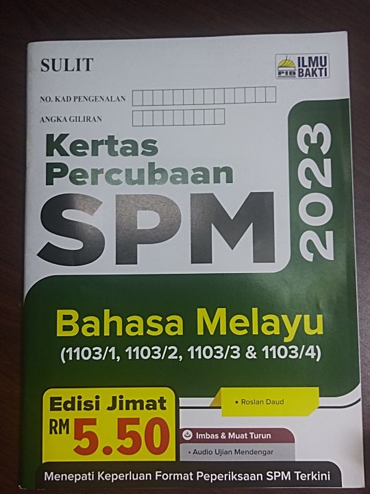Kertas Percubaan Spm 2023 Trial Paper 2023 Bahasa Melayu Lazada