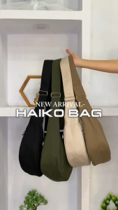 Haiko Bag Tas Selempang & Bahu Kanvas Wanita Sling Bag Shoulder Bag Guritawang