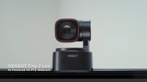 OBSBOT Tiny 2 Lite AI-Powered PTZ 4K Webcam