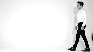 Mens business Casual Formal Pants Thin Office Loose Straight Fit