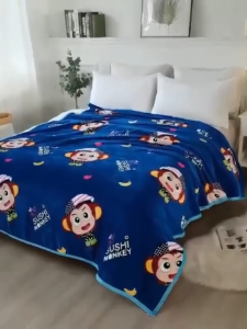 ผ้าห่มนาโน 6 ฟุต ผ้าห่ม ลายการ์ตูน สุดน่ารัก มีลายให้เลือก เนื้อผ้าหนานุ่มเย็บขอบยางดี