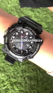 Jam Tangan Pilot Sport Watch Hitam Water Resistent Jam Tangan Pria Digital