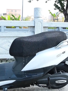 Mùa hè thoáng khí mát mẻ 3D lưới xe máy xe máy xe máy xe tay ga ghế bao gồm đệm chống trượt Bìa lưới bảo vệ pad