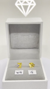 MJ Jewellery Gold Star Earrings S118  375 Gold & 916 Gold