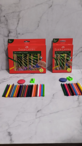 Krayon Faber Castell 12/24 Warna Erasable: Alat Mewarnai Edukasi Anak