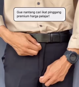 Abidzarshop08 - Ikat Pinggang Pria Dewasa - Ikat Pinggang Pria trendy - Ikat pinggang masa kini - Men Belt - Ikat Pinggang Model Rel - Ikat Pinggang Pria Kulit PU - Sabuk Pria Masa Kini - Ikat Pinggang Cowok - Gesper Cowok - Sabuk pinggang pria de