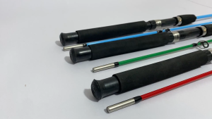 คันเบ็ด Komi Play ยาว 5 ฟุต 2 ท่อน คันตัน โซลิด คาร์บอน #ตกหมึก #ตกปลา