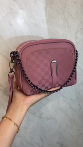 Tas Selempang Wanita Terbaru: Slingbag Bahan Nylon Catur Style Korea