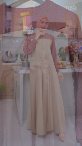 BAJU  GAMIS REMAJA NIBRAS BESTIE 3B TAN DREES CASUAL DAILY OUTFIT FRESH & YOUNGER