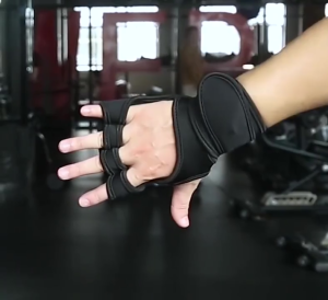 1 Pair Weight Lifting Training Gloves Women Men Fitness Sports Body Building Gymnastics Grips Gym Hand Palm Protector Gloves