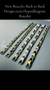 Stainless Steel Back to Back Kadena Bracelet: A High-Quality Men's Accessory