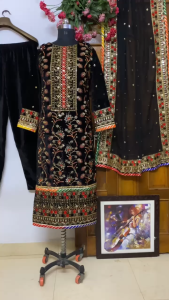 PRE ORDER 15 DAYS - READYMADE EMBROIDERED GEORGETTE PAKISTANI PUNJABI SUITS