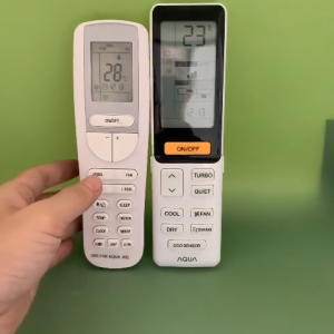 Điều khiển điều hoà Aqua 2 chiều hàng chính hãng Remote máy lạnh aqua 2 ngựa các dòng 9000-28000BTU - Tặng kèm Pin