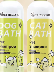 500ML Pet Shampoo with Conditioner & Flea & Tick Shampoo for Dogs & Cats