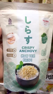 YUUKA Teri Krispi 30g - Crispy Anchovy - No Msg - Tanpa Pengawet - Cemilan MPASI Anak