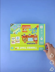 (Things That Go) Mideer Magnetic Playset Puzzle Pretend Play Early Development Educational Jigsaw Toy Children Kids Gift