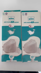 Khẩu Trang KF94 Katavi 4D 4 Lớp Hộp 10 Cái