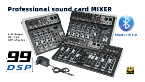 Bluetooth Audio Mixer 4 / 6 / 8 Channel Mixer Audio 16 DSP Mixer Mga Epekto CS-4/CS-6/CS-8