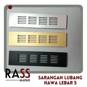 Sarangan Ventilasi Aluminium & Kotak Ventilasi Lebar 5