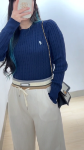 6160 Quinny Cable Knit Sweater Casual Knit Premium Sweater