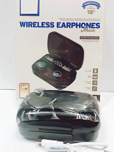Handsfree Bluetooth  TWS 100 Transparan Headset Wireless V5.3 Earphone Stereo Sound Music