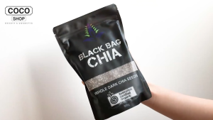 Combo 2 Túi Hạt Chia Đen Úc Black Bag Hạt Chia Hữu Cơ Chuẩn Organic Chất Lượng Ăn Kiêng Giảm Cân Đẹp Dáng Túi Zip Tiện Lợi