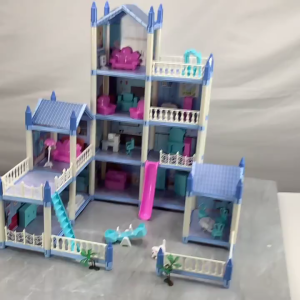DIY Dream Princess Villa Assembly Doll House Luxury Villa Toy Girl Birthday Gift
