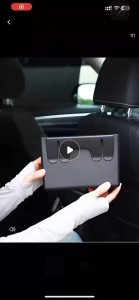 🔥พร้อมส่ง🔥กล่องวางแก้วน้ำ ที่วางแก้วในรถยนต์ กล่องใส่ของอเนกประสงค์ กล่องวางของในรถ 2in1 ที่ใส่แก้วน้ำและขวดน้ำในรถ