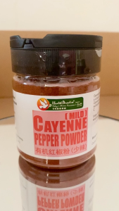 HEALTH PARADISE Organic Cayenne Pepper Powder (Mild) 130g | 有机红椒粉 (少辣 | 罐装) | Spice Up Your Culinary Creations