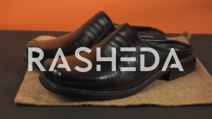 Sandal Sepatu Selop Tutong Pria Kulit  SL 04 Bustong Tutong Daltong
