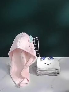 【Pre-order】 Blissful DRY หมวกผมผมน่ารักไมโครไฟเบอร์แห้งเร็วผ้าเช็ดตัว Bath Wrap หมวก Quick CAP Turban แห้ง