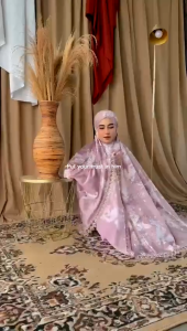 Mukena Dewasa Silk Premium 2in1 New Series Renda Mewah