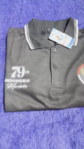 TSHIRT KAOS POLO KEMERDEKAAN RI CEREMONY UPACARA BENDERA BAJU KERAH PRIA WANITA