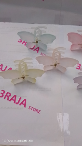 JEPIT RAMBUT KUPU KUPU IMPORT / JEDAI IMPOR WARNA PASTEL