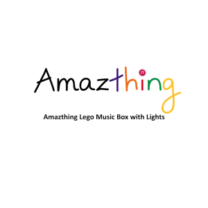 Amazthing Building Blocks Music Box Flower Floral Design | Birthday/Valentine Gift or Decoration