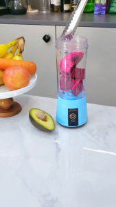 COD FREE ONGKIR Blender Jus Portable Mini Juicer 400ML Juicer Cup 6 Mata Pisau USB Electric Blender Juice