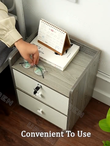 Nordic Modern Multilayer Bedside Cabinet With Lock Mini Simple Side Table Hotel Storage Cabinet Bedroom Storage Cabinet