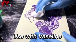 Tattoo Skin 3 sizes Practice Skin Silicone Skin for Tattoo Practice Double Sided Used for Permanent Makeup Tattoo Supply